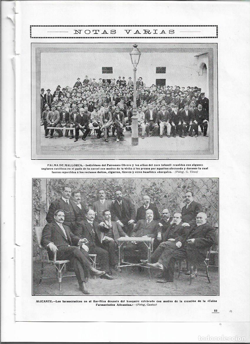 Collezionismo: A&Ntilde;O 1912 RECORTE PRENSA PALMA DE MALLORCA PATRONATO OBRERO NI&Ntilde;OS CORO INFANTIL VISITA PRESOS CARCEL