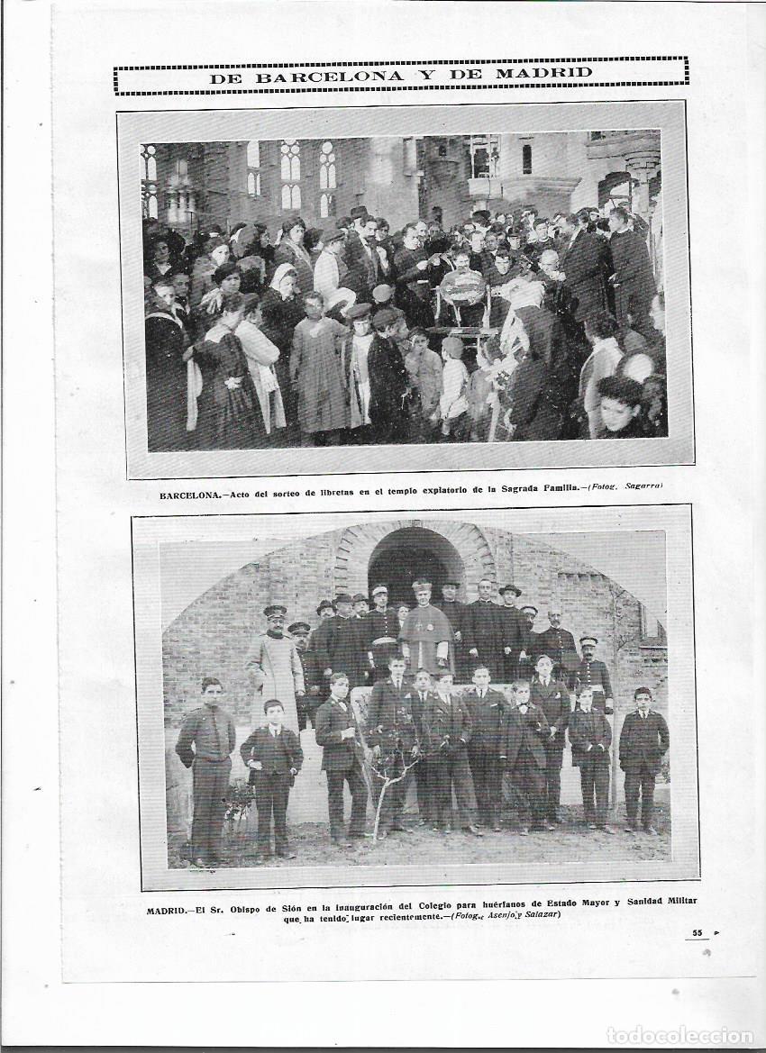 Collezionismo: A&Ntilde;O 1912 RECORTE PRENSA MADRID INAUGURACION COLEGIO HUERFANOS DE ESTADO MAYOR Y SANIDAD MILITAR