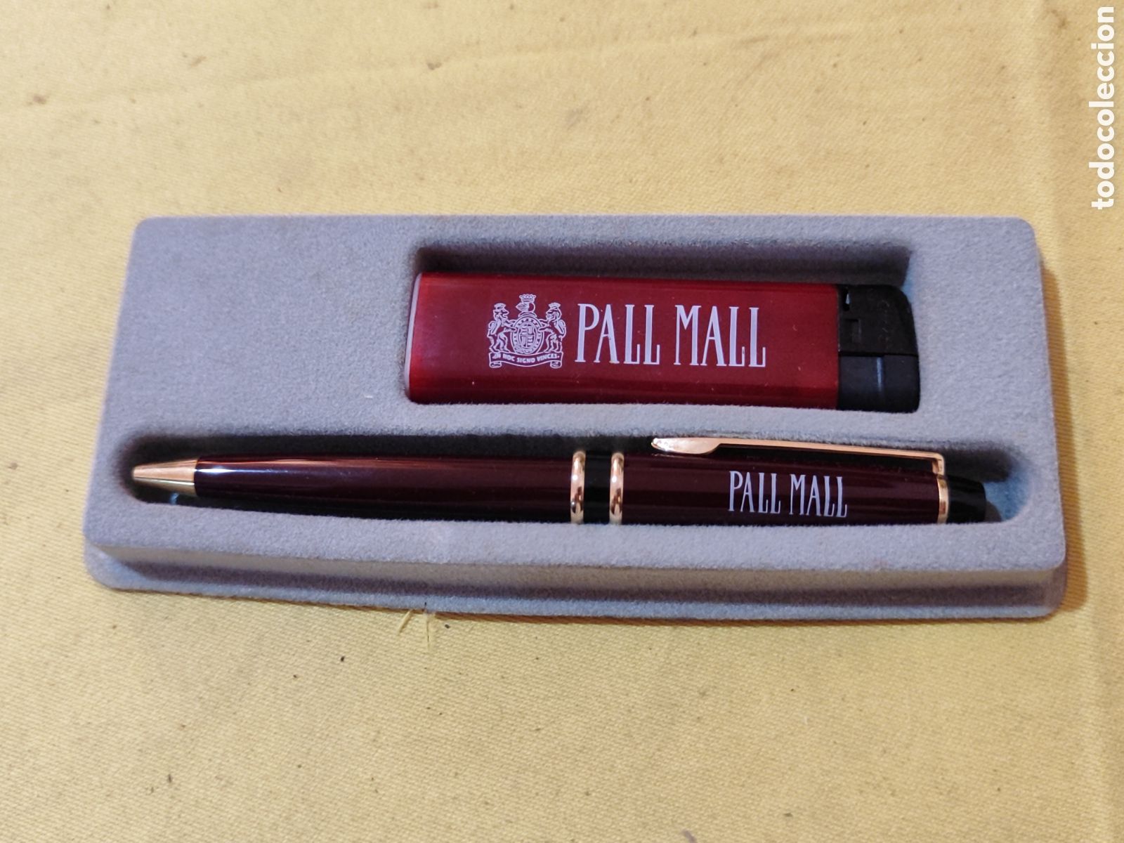 Coleccionismo: BOL&Iacute;GRAFO Y MECHERO PUBLICIDAD