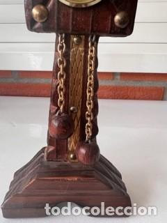 Coleccionismo: TERMOMETRO VINTAGE DE MADERA medida 26x11 - Foto 2
