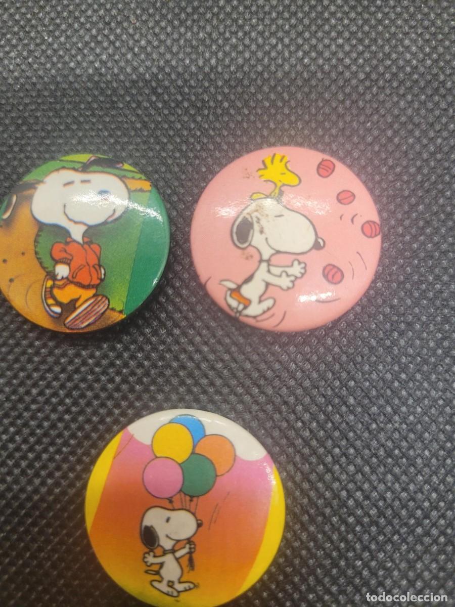 Coleccionismo: Lote de Chapas Snoopy - Foto 1
