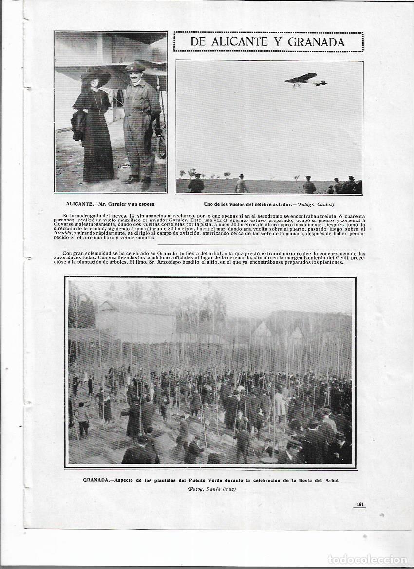 Coleccionismo: A&Ntilde;O 1912 RECORTE PRENSA GRANADA FIESTA DEL ARBOL PLANTELES DEL PUENTE VERDE