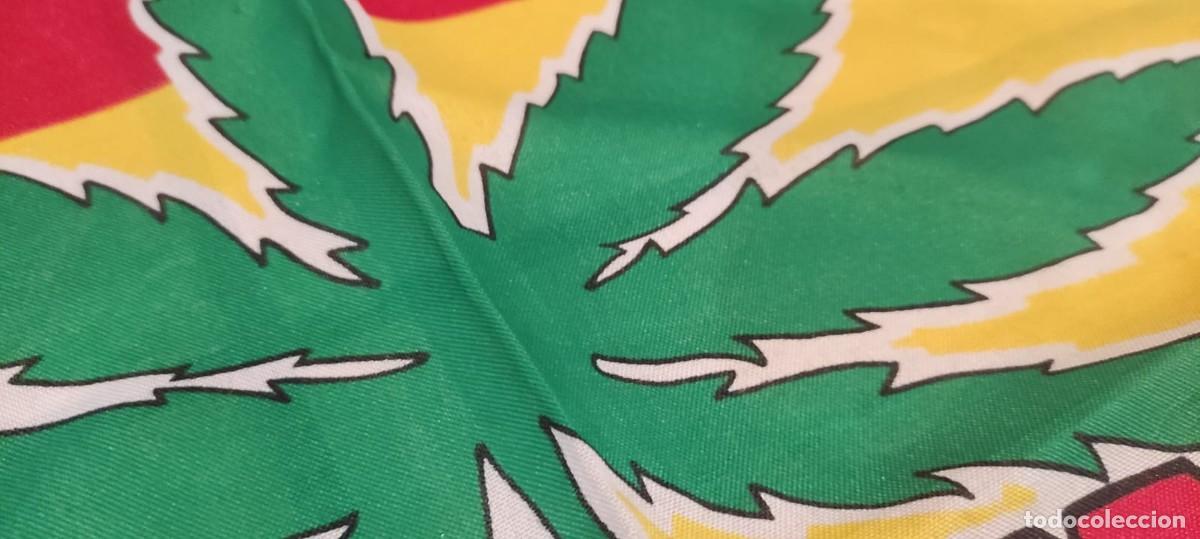 Coleccionismo: BANDERA DE GRAN TAMA&Ntilde;O - MARIJUANA - Foto 5