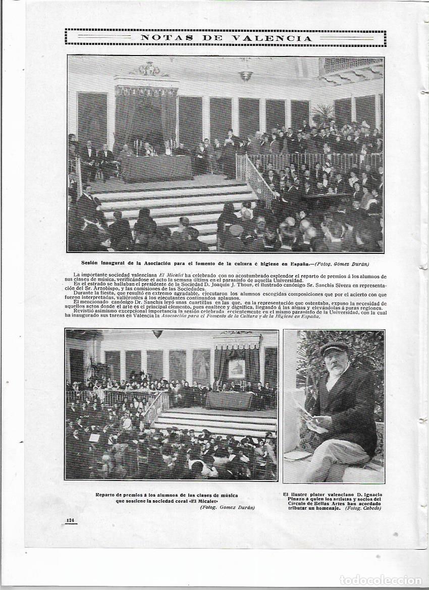 Collezionismo: A&Ntilde;O 1912 RECORTE PRENSA FOTOGRAFIA PINTOR VALENCIANO IGNACIO PINAZO