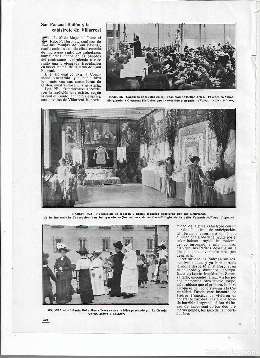 Collezionismo: A&Ntilde;O 1912 RECORTE PRENSA MADRID CONCURSO MUSICA EXPO DE BELLAS ARTES MAESTRO ARBOS ORQUESTA SINFONICA