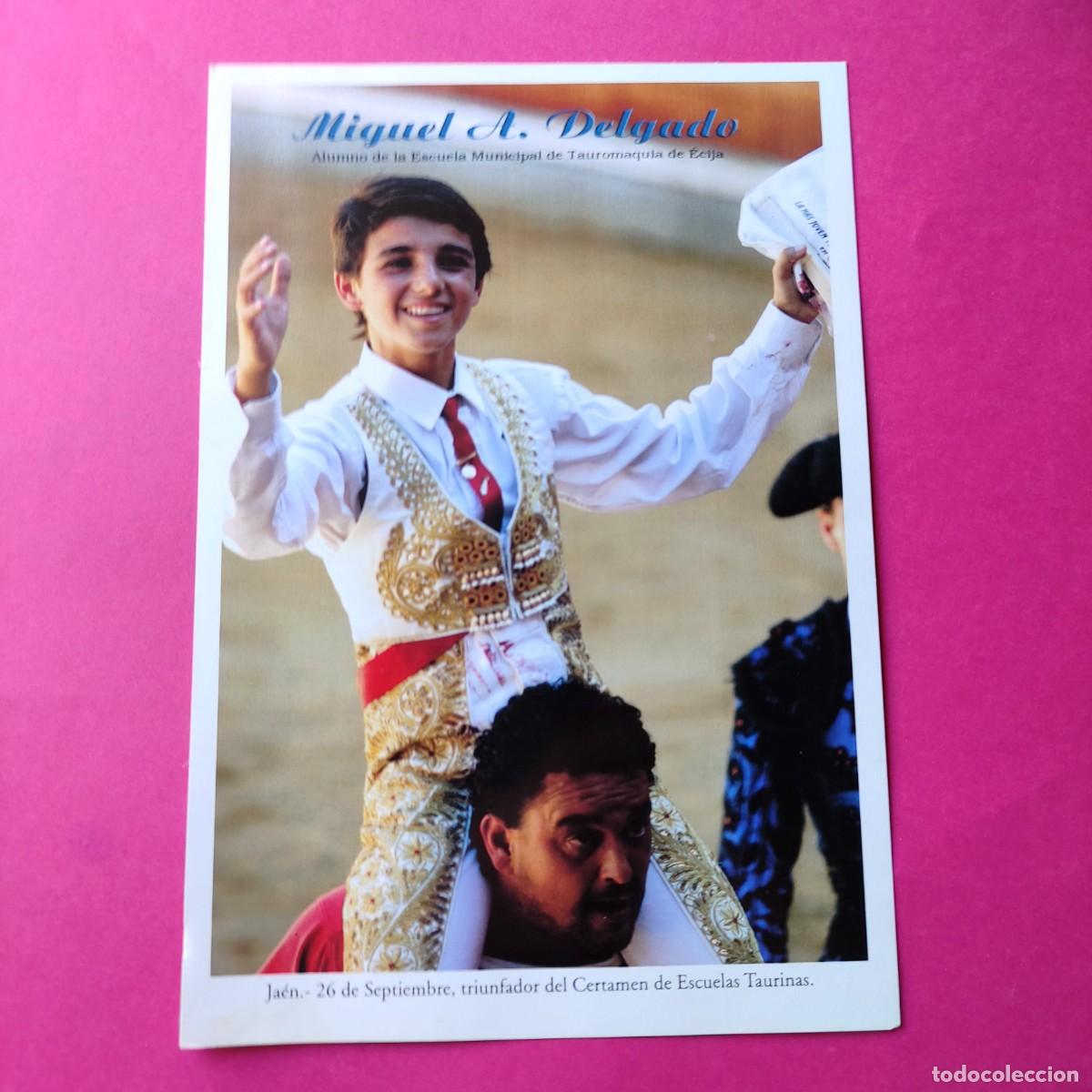Coleccionismo: POSTAL TAURINA ** MIGUEL ANGEL GUARDADO ** CONTRATACION
