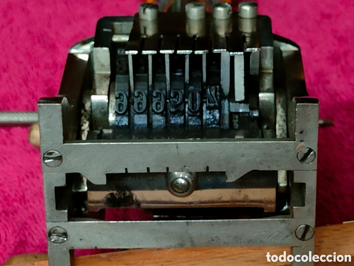 Coleccionismo: Tamp&oacute;n numerador - Foto 5