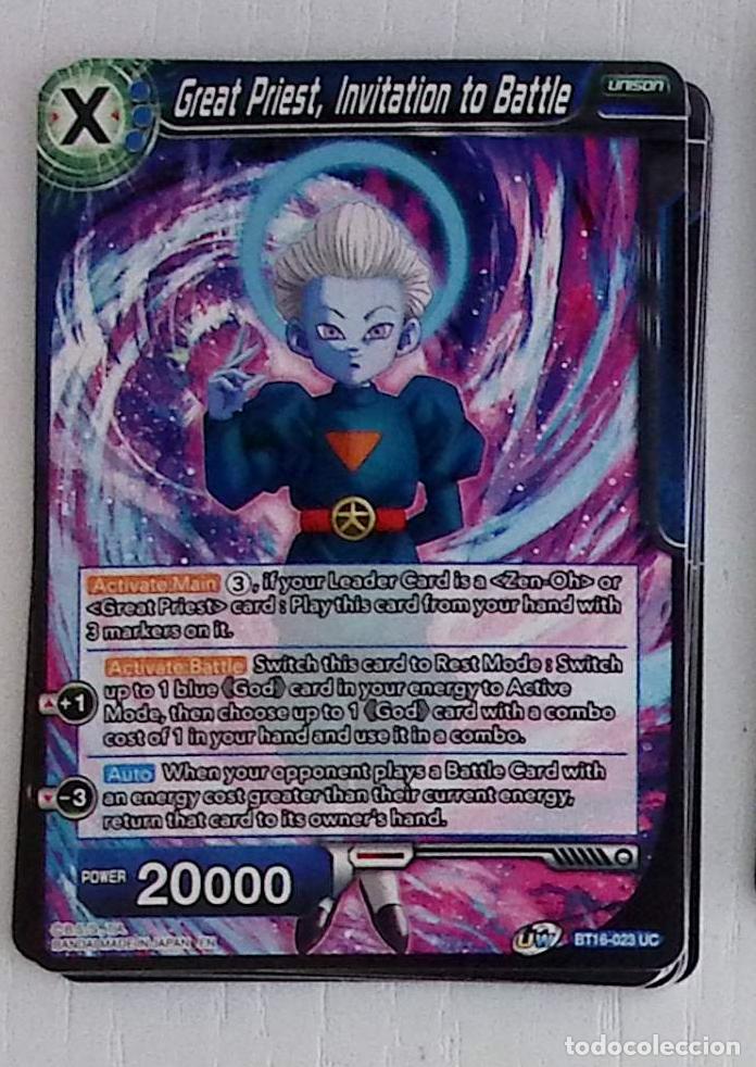 Coleccionismo: bandai dragon ball super card game card BT16 - 023