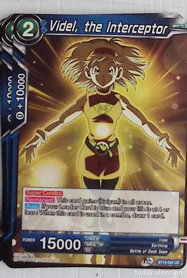 Coleccionismo: bandai dragon ball super card game card BT16 - 034