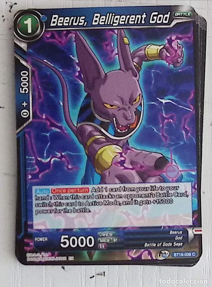 Coleccionismo: bandai dragon ball super card game card BT16 - 038