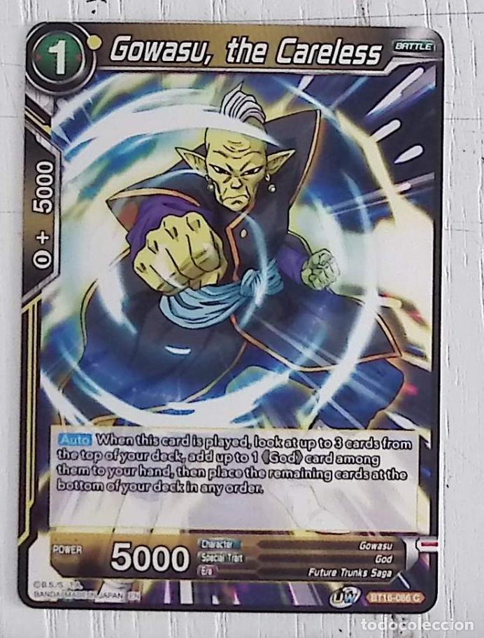 Coleccionismo: bandai dragon ball super card game card BT16 - 086