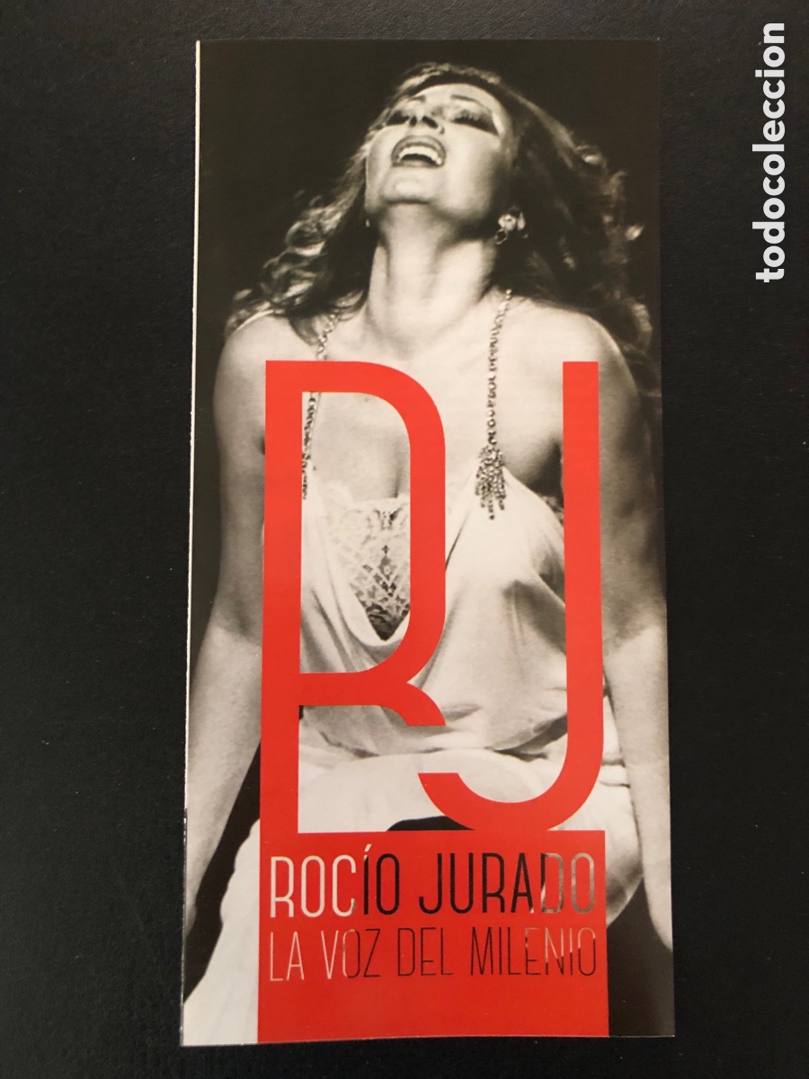 Coleccionismo: Flyer exposici&oacute;n Roci&oacute; Jurado la voz del milenio