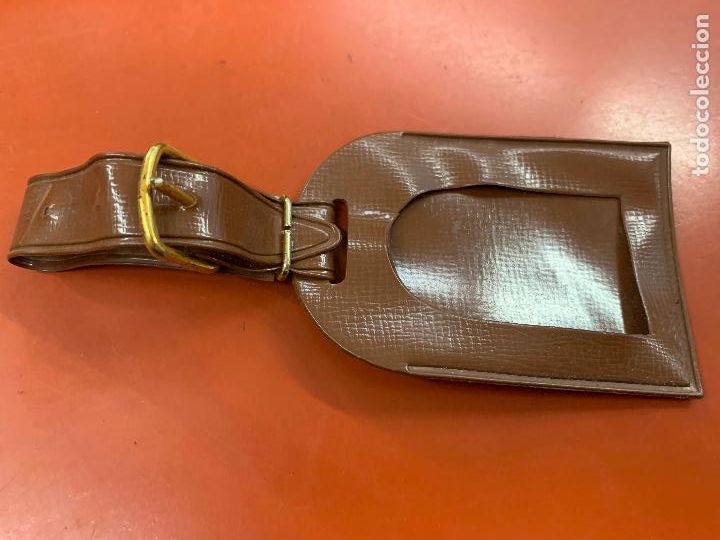 Coleccionismo: Antiguo identificador para maleta o equipaje, vintage. A&ntilde;os 60-70