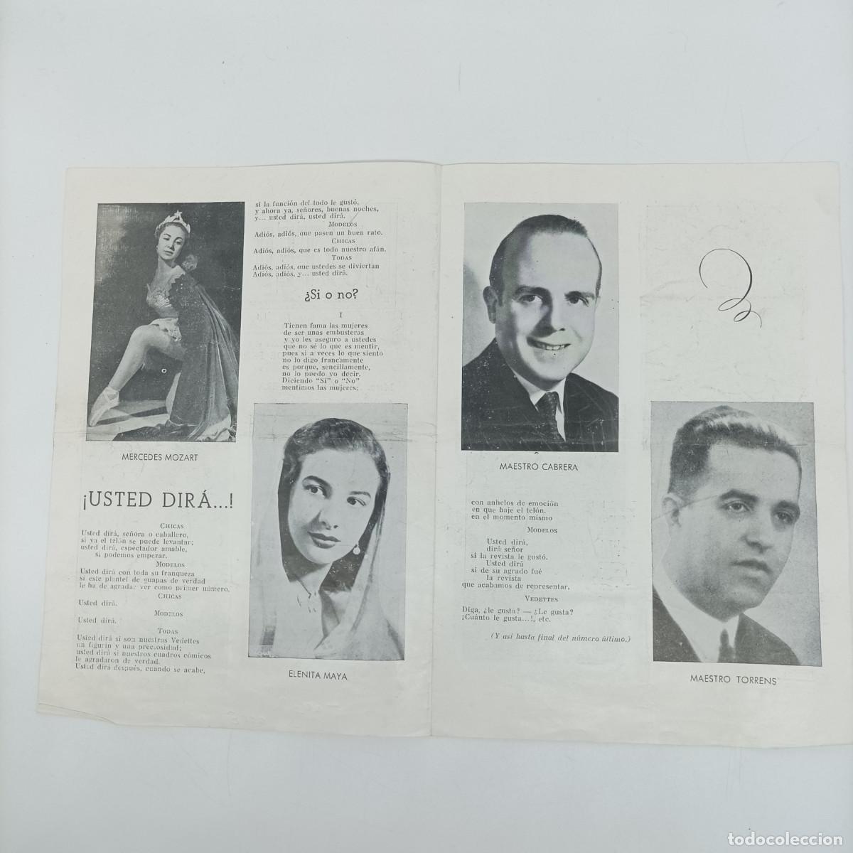 Coleccionismo: USTED DIRA! FANTASIA MUSICAL PROGRAMA - Foto 2