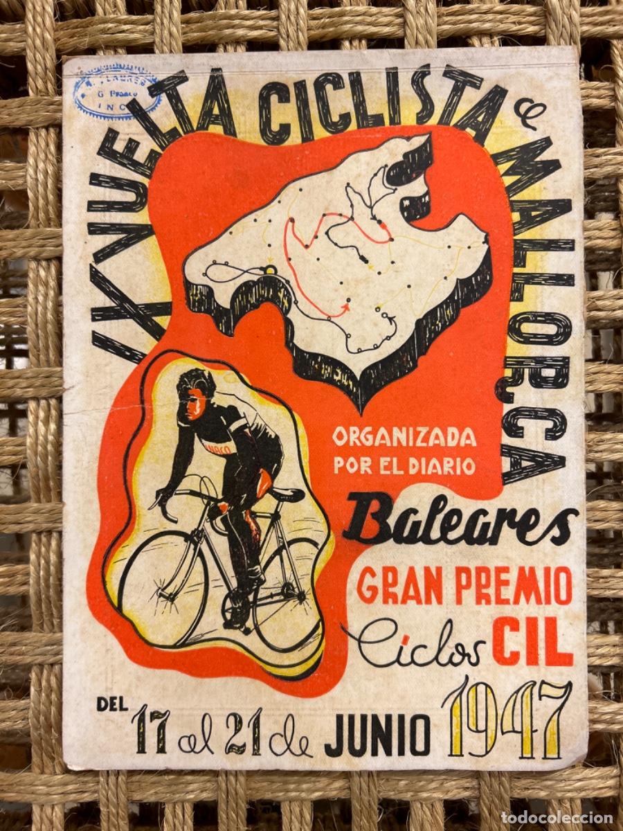 Coleccionismo: PROGRAMA DE LA IX VUELTA CICLISTA MALLORCA, 1947 - Foto 1