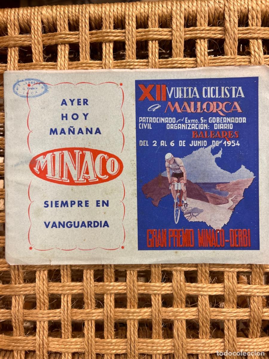 Coleccionismo: PROGRAMA DE LA XII VUELTA CICLISTA MALLORCA, 1954 - Foto 1