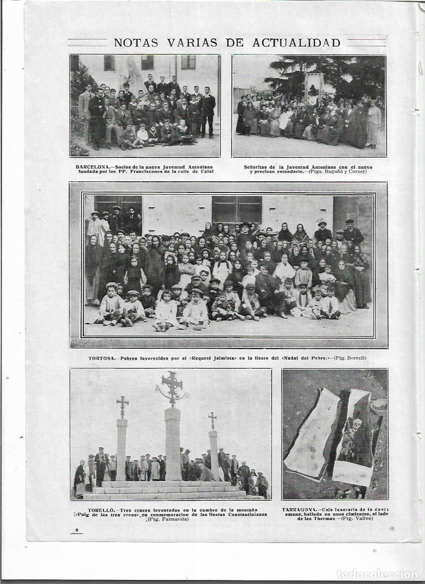 Collezionismo: A&Ntilde;O 1914 RECORTE PRENSA TORELLO FIESTAS CONSTANTINIANAS TRES CRUCES PUIG DE LES TRES CREUS CRUZ