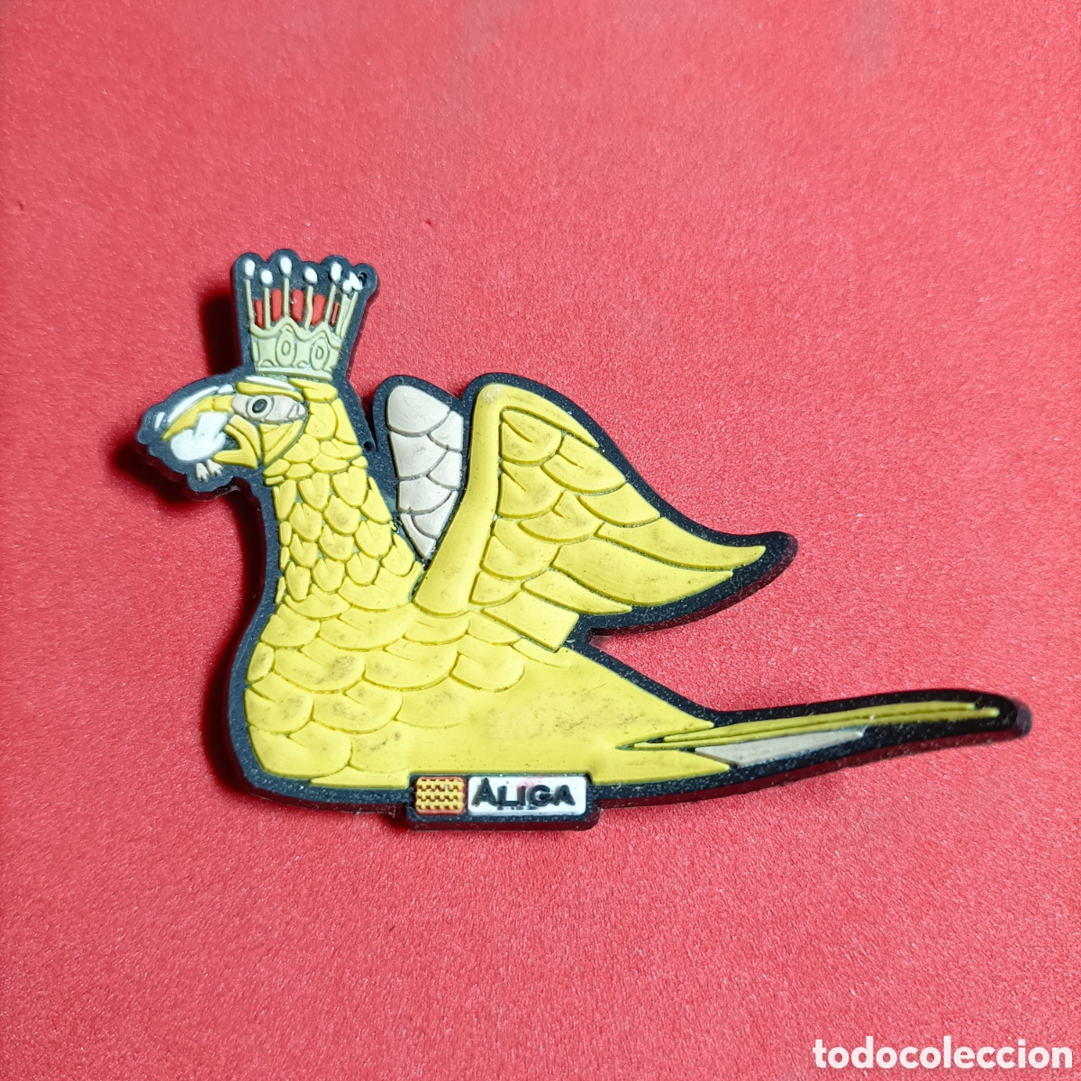 Coleccionismo: FIGURA GOMA.IMAN NEVERA. GEGANTS. ALIGA