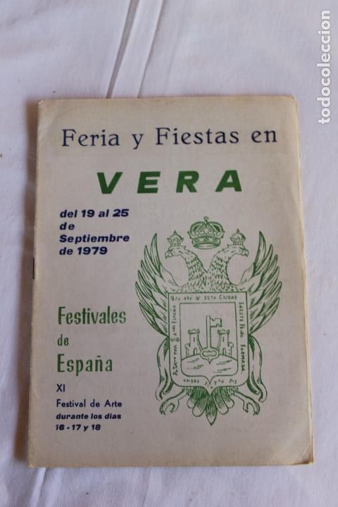 Collectionnisme: FERIA Y FIESTAS VERA 1979