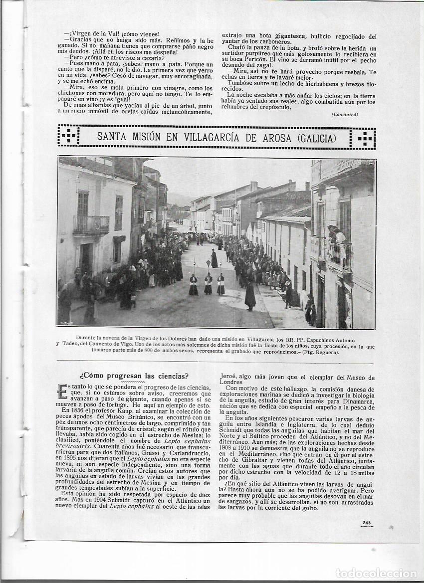 Coleccionismo: A&Ntilde;O 1914 RECORTE PRENSA VILLAGARCIA DE AROUSA GALICIA PROCESION NOVENA VIRGEN DE LOS DOLORES NI&Ntilde;OS