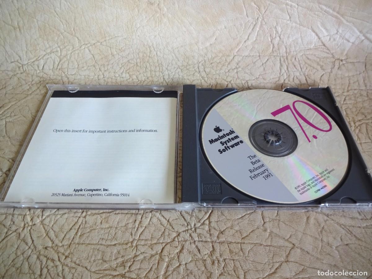 Coleccionismo: cd software macintosh system beta 1991 7.0 original apple - Foto 4