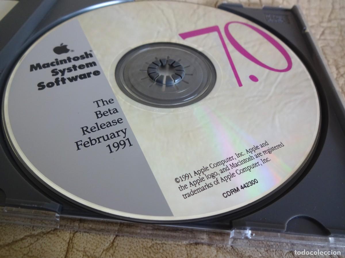 Coleccionismo: cd software macintosh system beta 1991 7.0 original apple - Foto 5