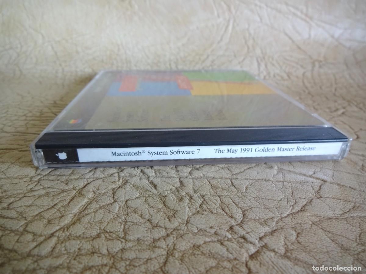 Coleccionismo: cd software macintosh system 1991 7.0 golden master original apple - Foto 2