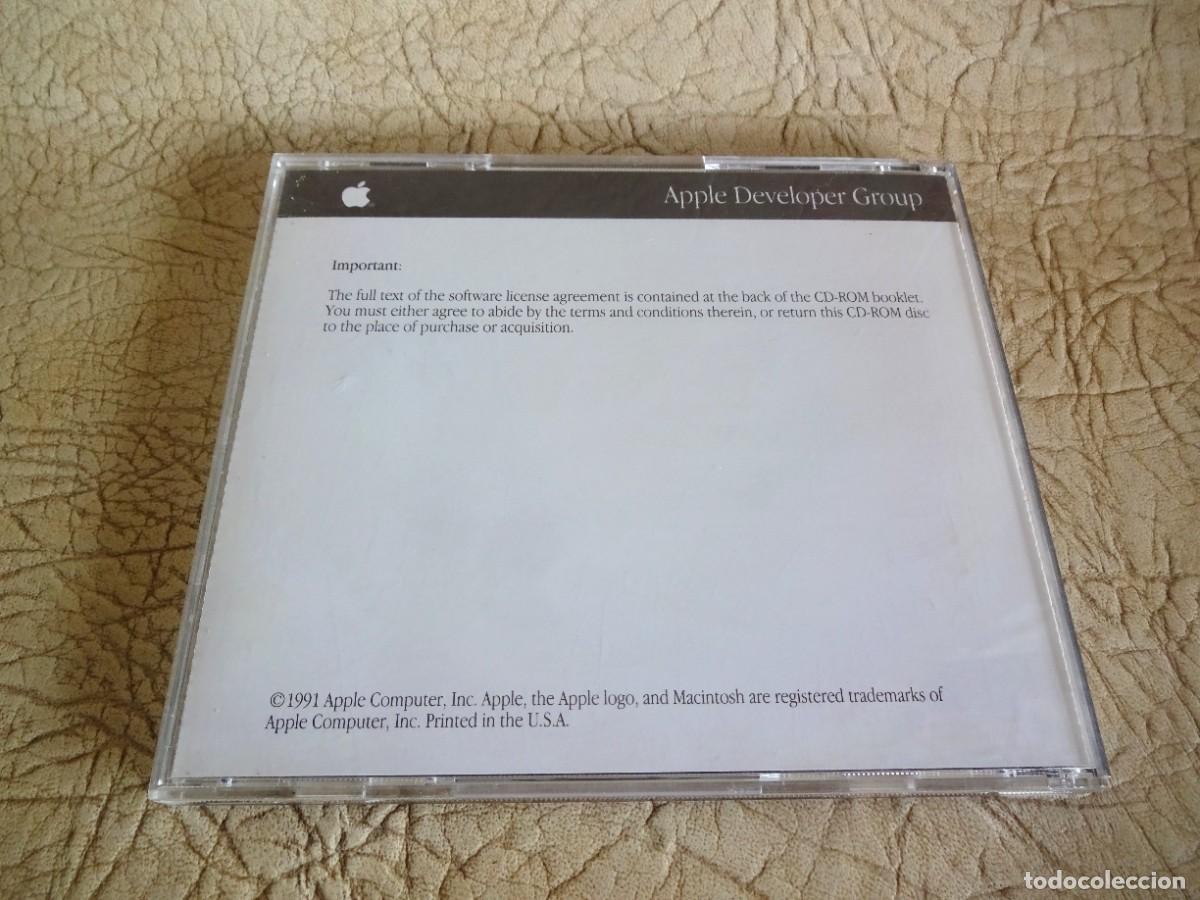 Coleccionismo: cd software macintosh system 1991 7.0 golden master original apple - Foto 3