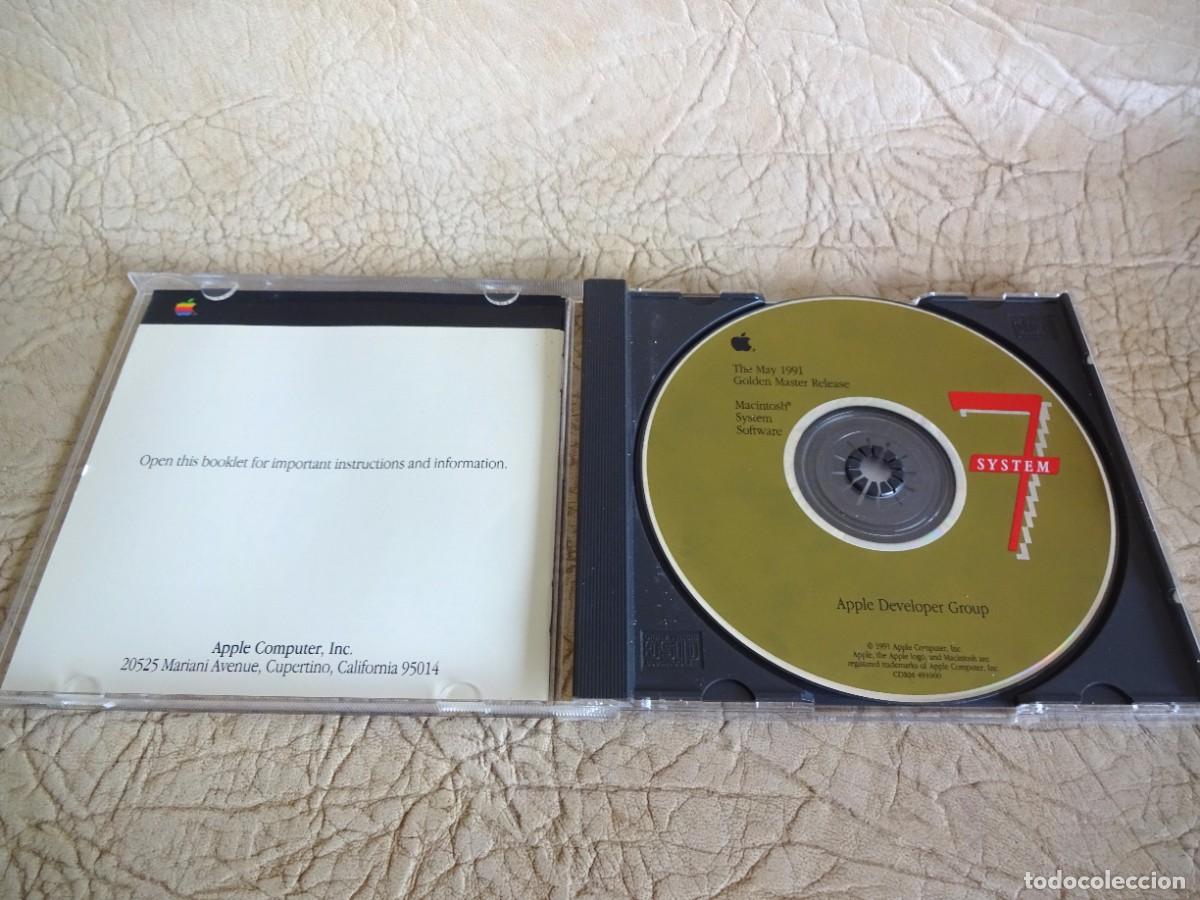 Coleccionismo: cd software macintosh system 1991 7.0 golden master original apple - Foto 5