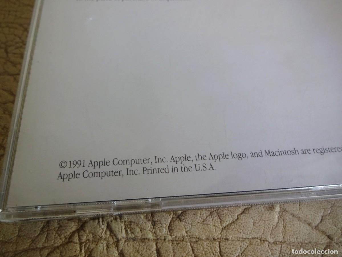 Coleccionismo: cd software macintosh system 1991 7.0 golden master original apple - Foto 8