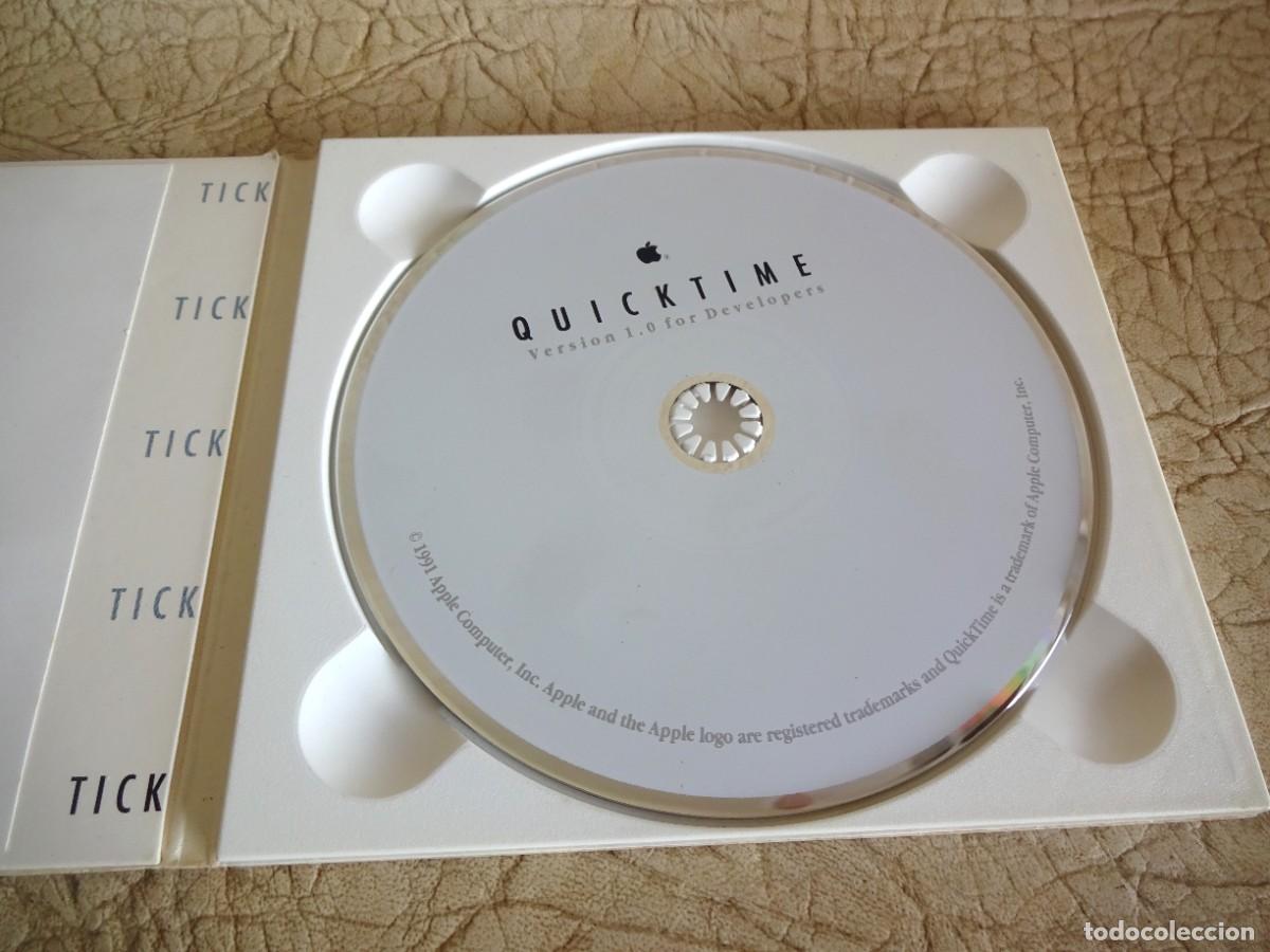 Coleccionismo: cd software quicktime 1.0 for developers macintosch 1991 original apple - Foto 7