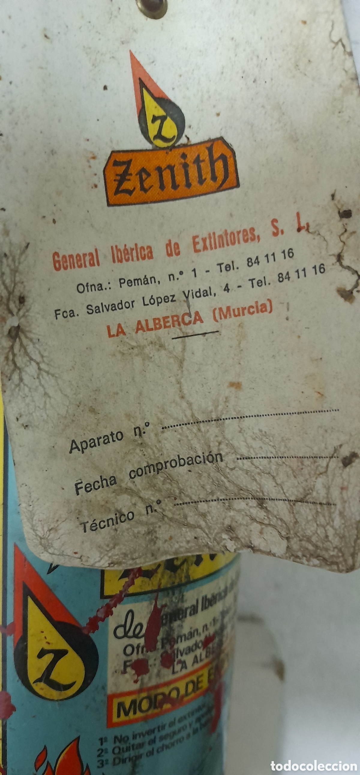 Coleccionismo: Extintor antiguo - Foto 4