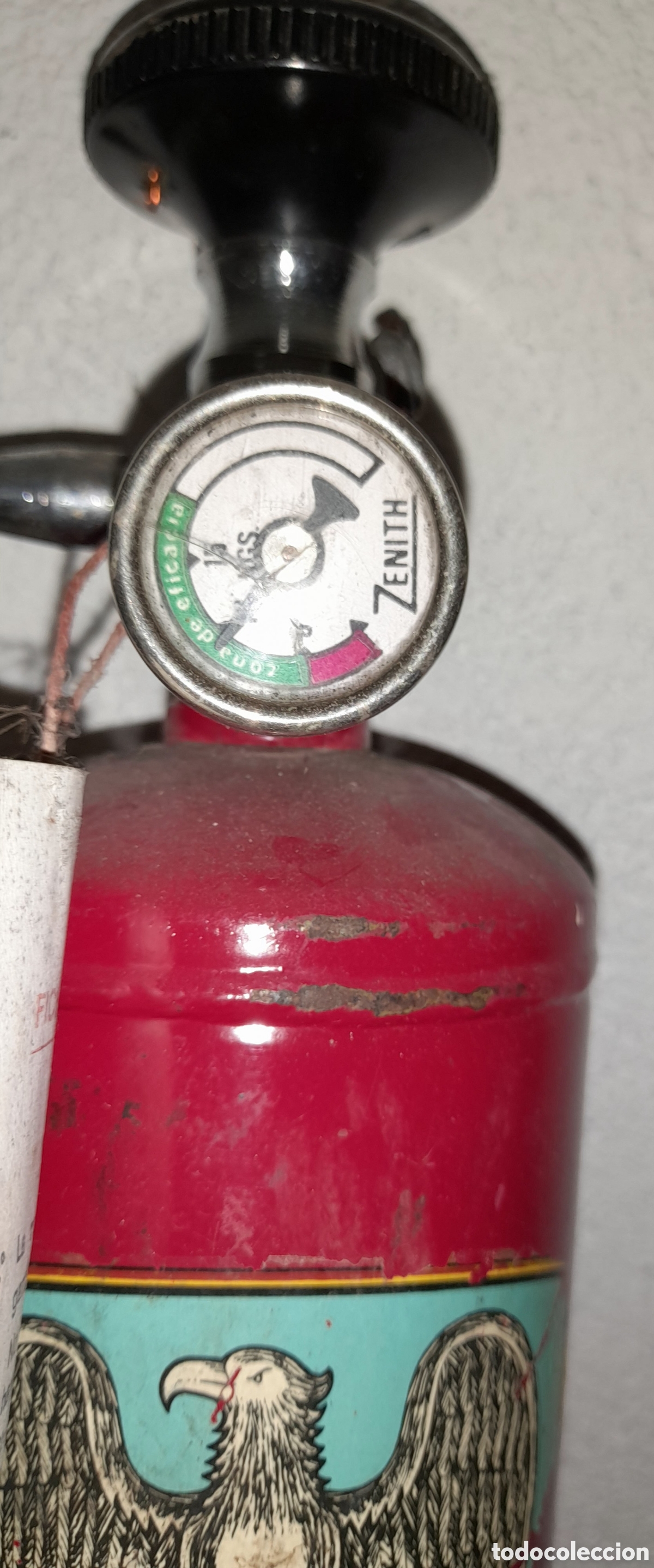 Coleccionismo: Extintor antiguo - Foto 6