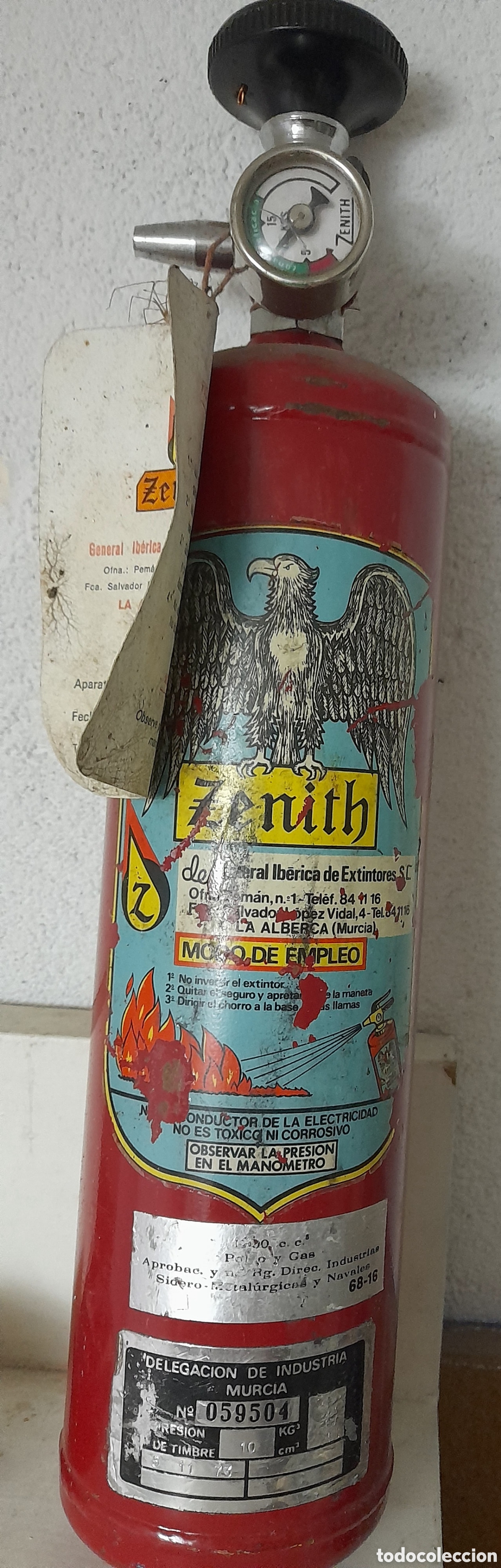 Coleccionismo: Extintor antiguo - Foto 10