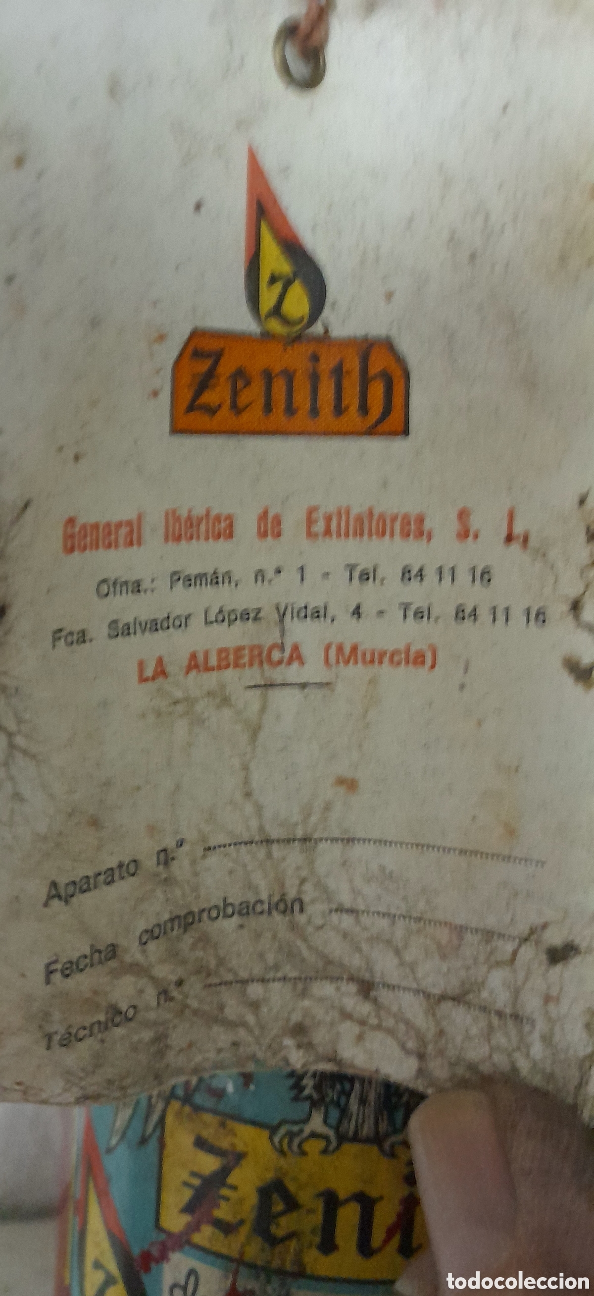 Coleccionismo: Extintor antiguo - Foto 2