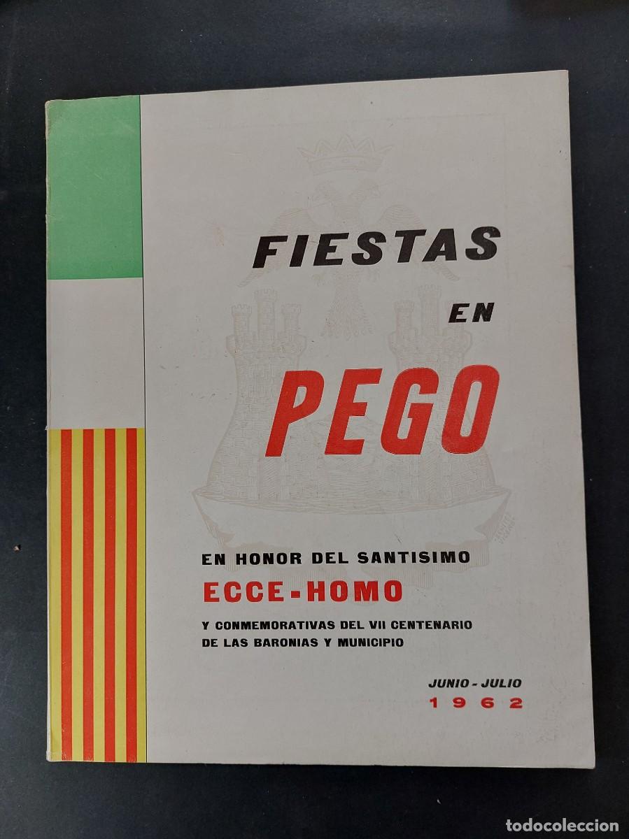 Coleccionismo: Programa Fiestas en Pego 1962 - Foto 1