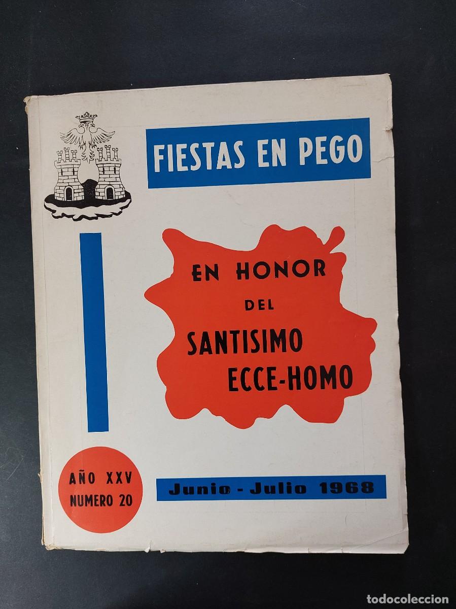 Coleccionismo: Programa Fiestas en Pego - 1968 - Foto 1