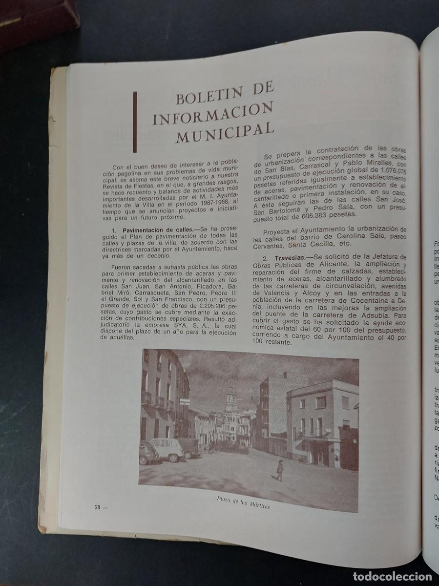 Coleccionismo: Programa Fiestas en Pego - 1968 - Foto 3