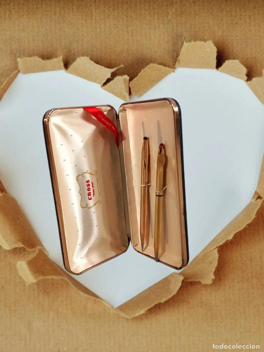 Coleccionismo: bol&iacute;grafo-y-portaminas-oro-14-kilates