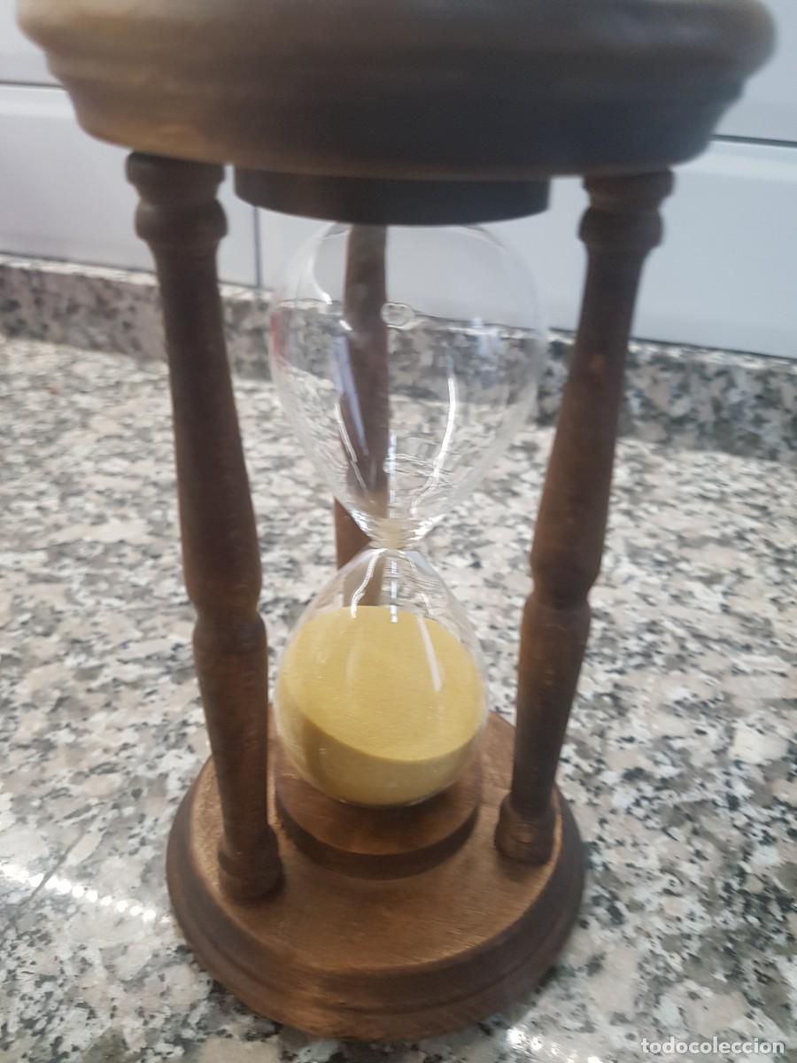 Coleccionismo: 1 RELOJ de arena de madera - Foto 1