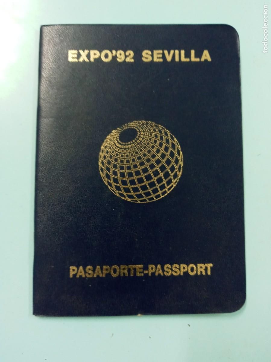 Coleccionismo: COLECCIONISMO EXPO'92 DE SEVILLA: PASAPORTE , CON CU&Ntilde;OS PABELLONES, ETC