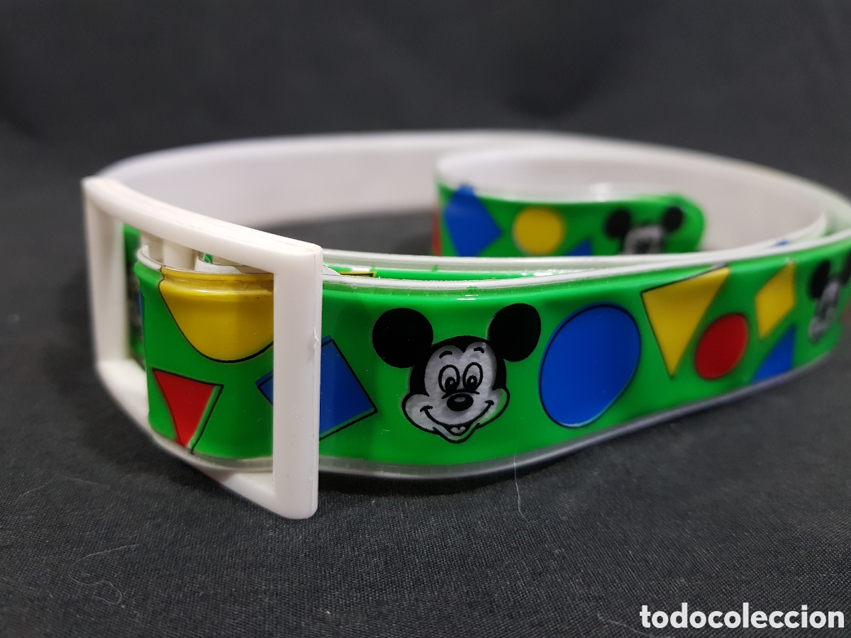 Coleccionismo: CINTUR&Oacute;N MICKEY MOUSE WALT DISNEY PRODUCTIONS BALVI ESPA&Ntilde;A 95 CMS. PL&Aacute;STICO.
