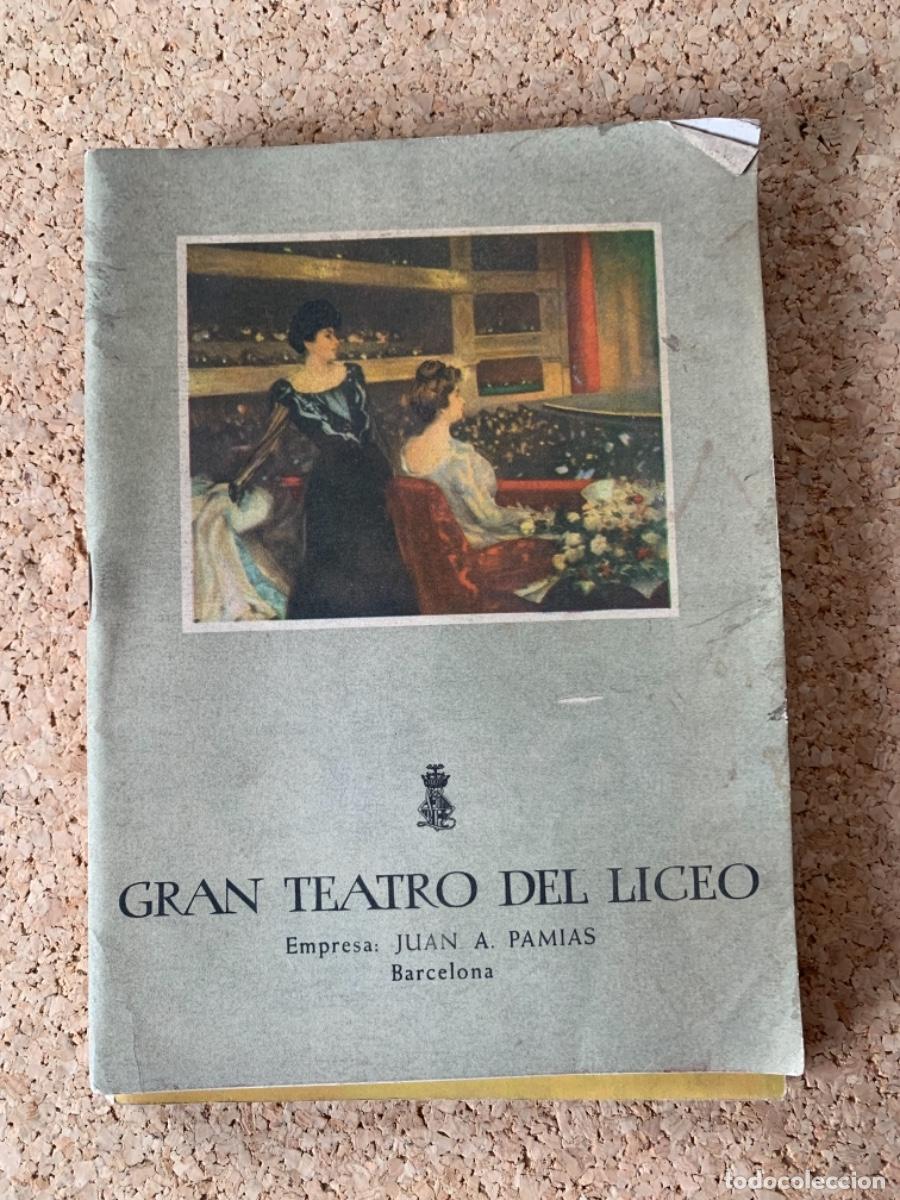 Coleccionismo: 3 programas del Liceo a&ntilde;os 1960, 1968, 1967 - Foto 2