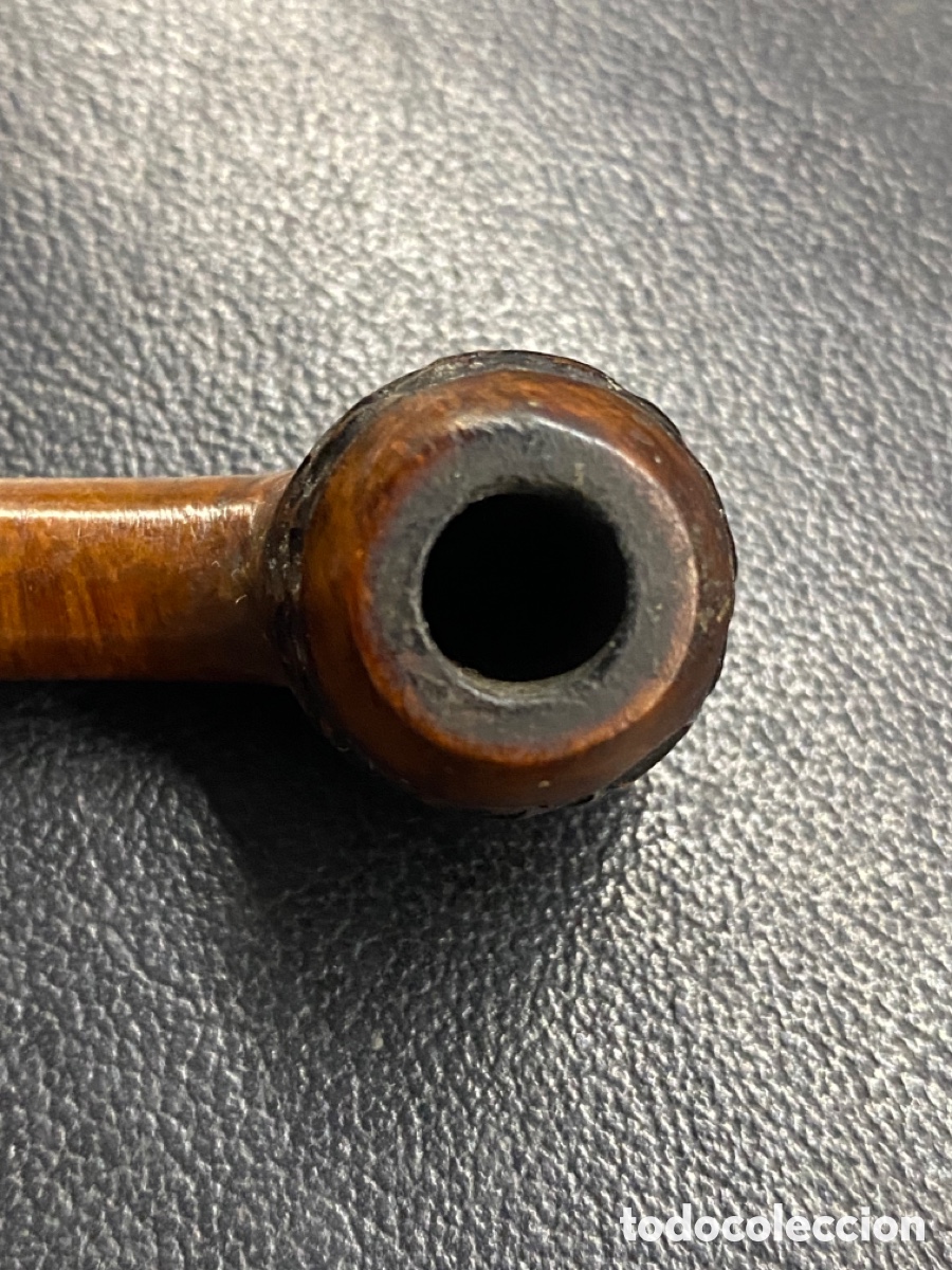 Coleccionismo: ANTIGUA PIPA DE MADERA FUMAR - Foto 6