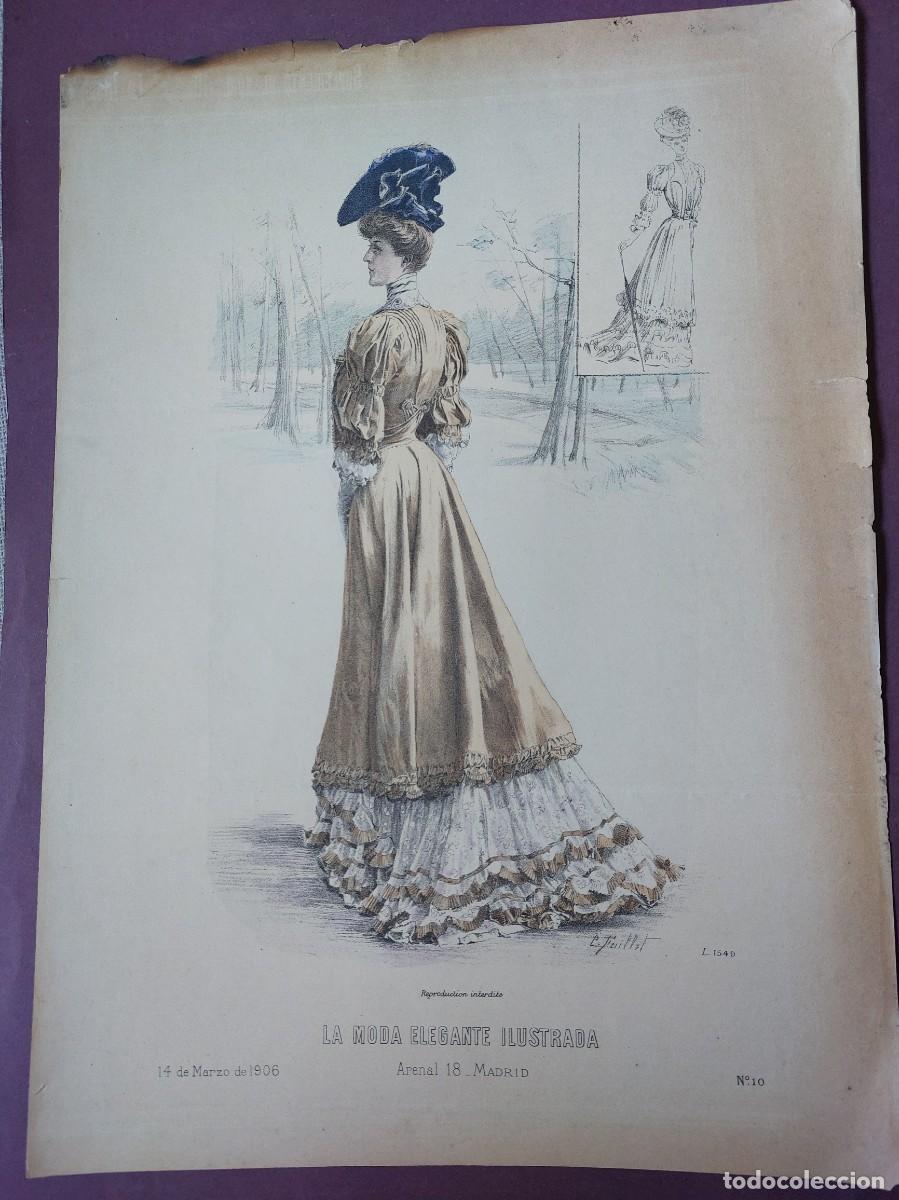 Coleccionismo: La moda elegante ilustrada.1906 - Foto 1