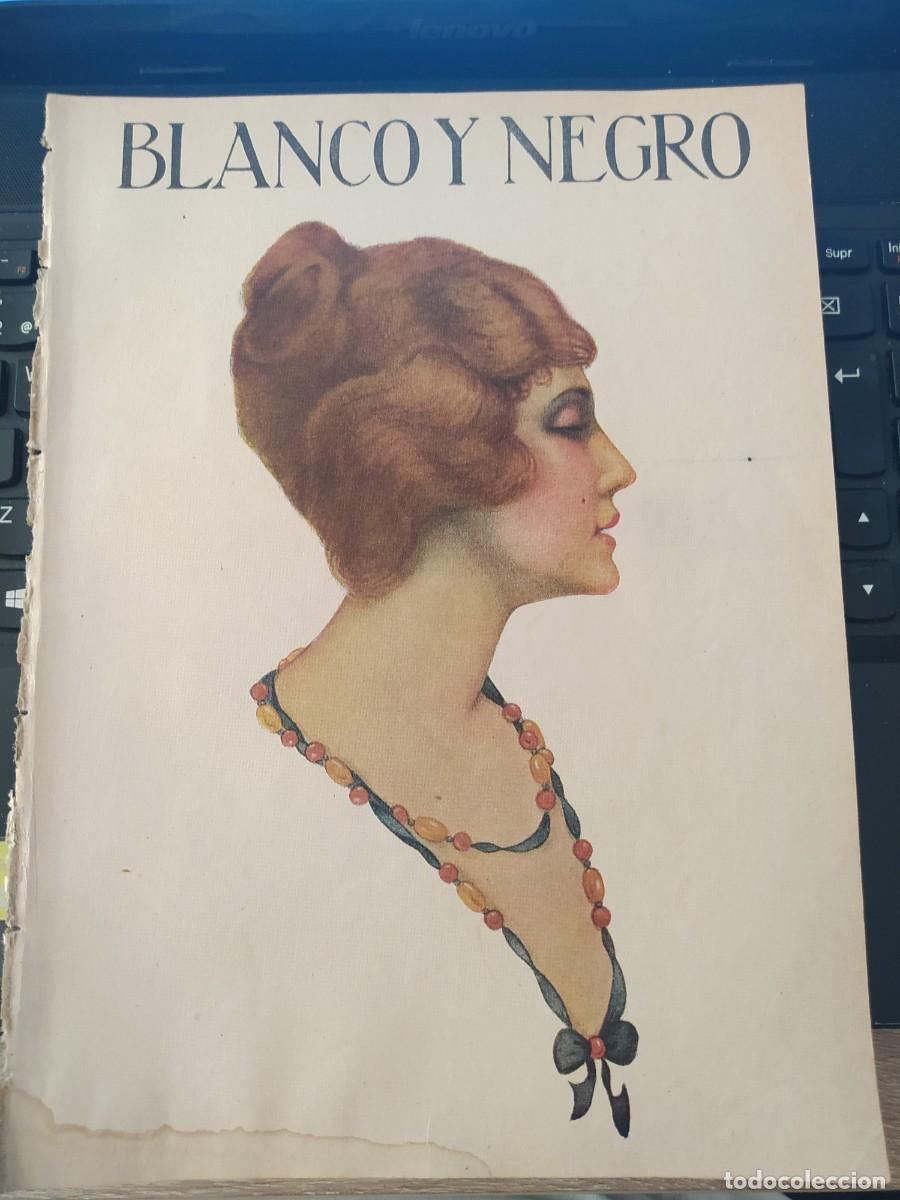 Coleccionismo: 1918. PORTADA DE BLANCO Y NEGRO. ART DECO MODA PEINADO. 11