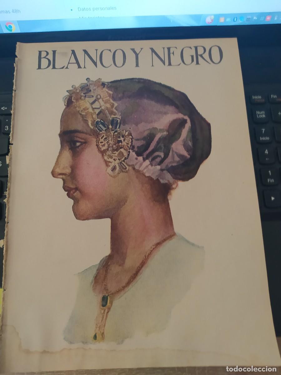 Sammelleidenschaft Papier: 1918. PORTADA DE BLANCO Y NEGRO. DAMA CON JOYAS. 18