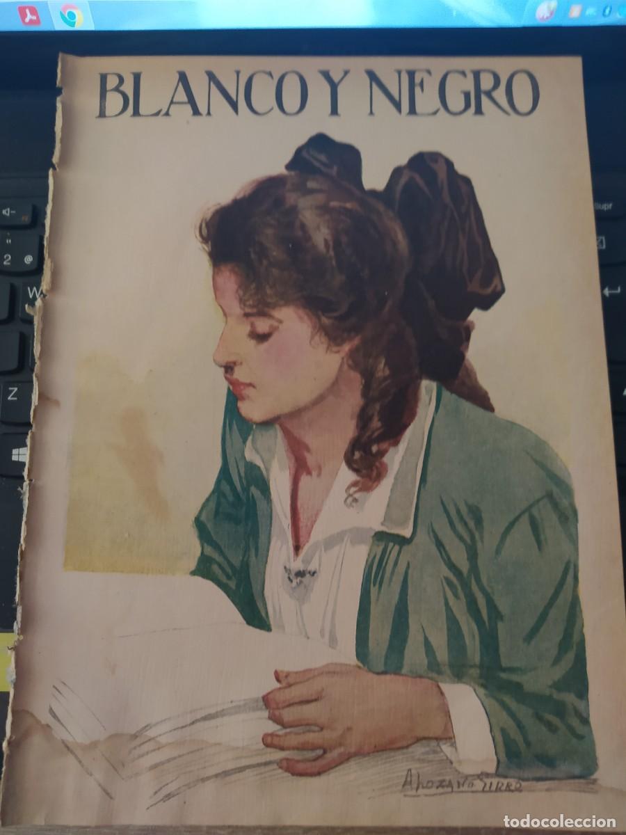 Coleccionismo: 1918. PORTADA DE BLANCO Y NEGRO. A. LOZANO SIRRO. 22