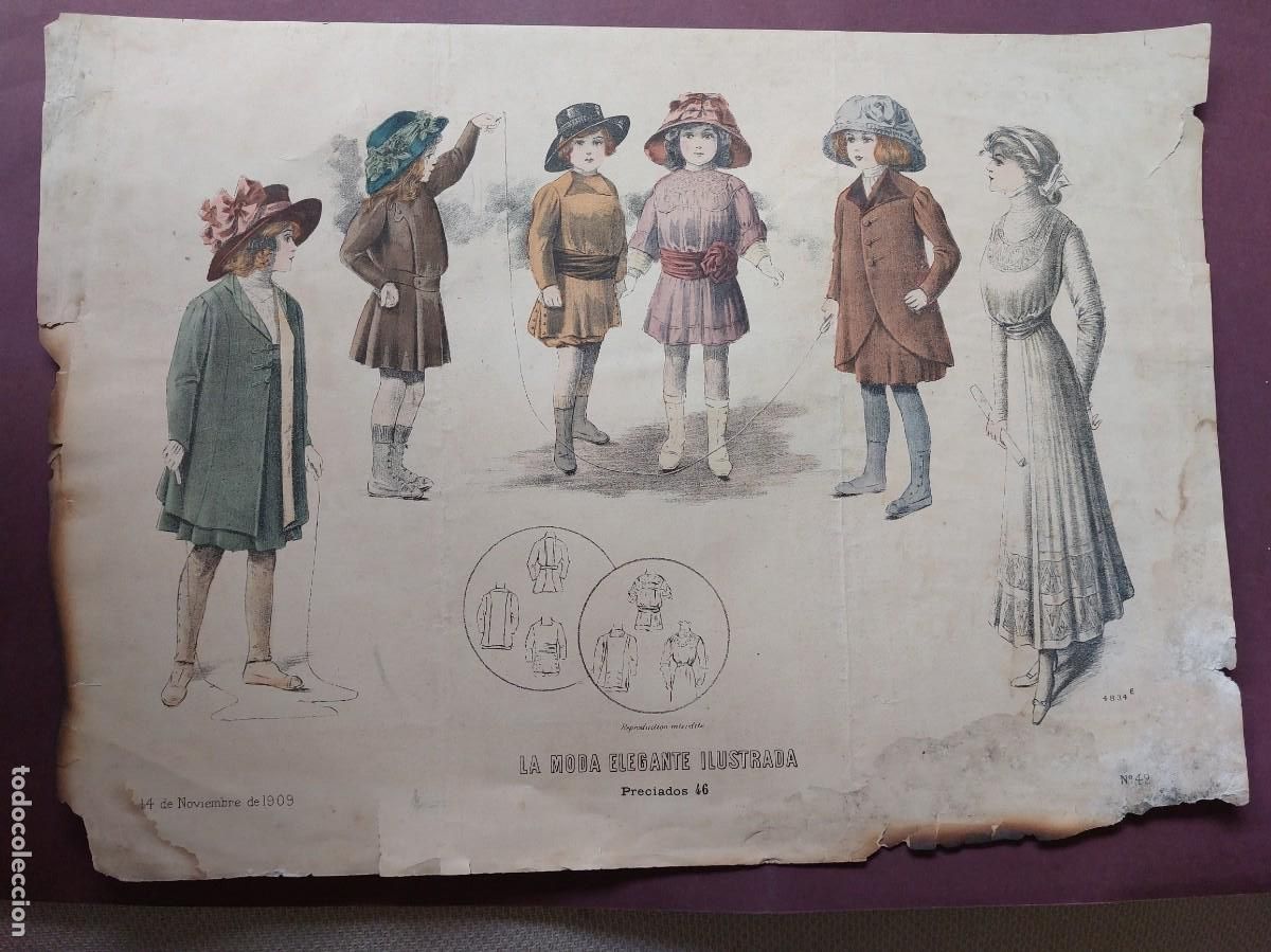Coleccionismo: La moda elegante ilustrada 1909 - Foto 1