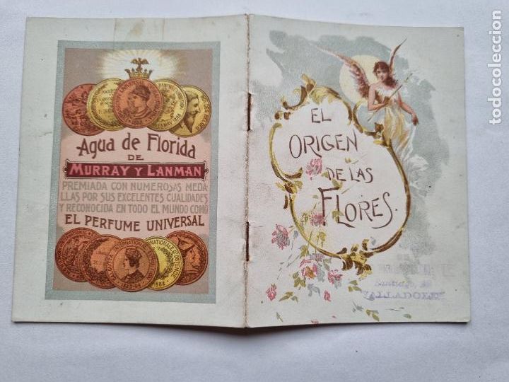 Coleccionismo: FOLLETO PUBLICITARIO EL ORIGEN DE LAS FLORES VALLADOLID AGUA DE FLORIDA